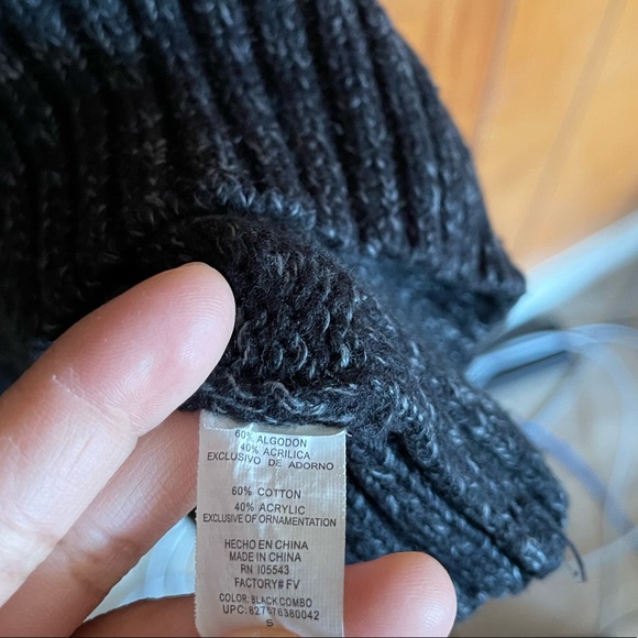 Daisy Fuentes Moda Sweater Mini Dress Long Sleeve Shirt Top Size S EUC - Picture 6 of 7